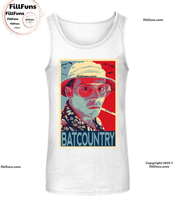 Fear and Loathing in Las Vegas Batcountry Poster Design T-Shirt
