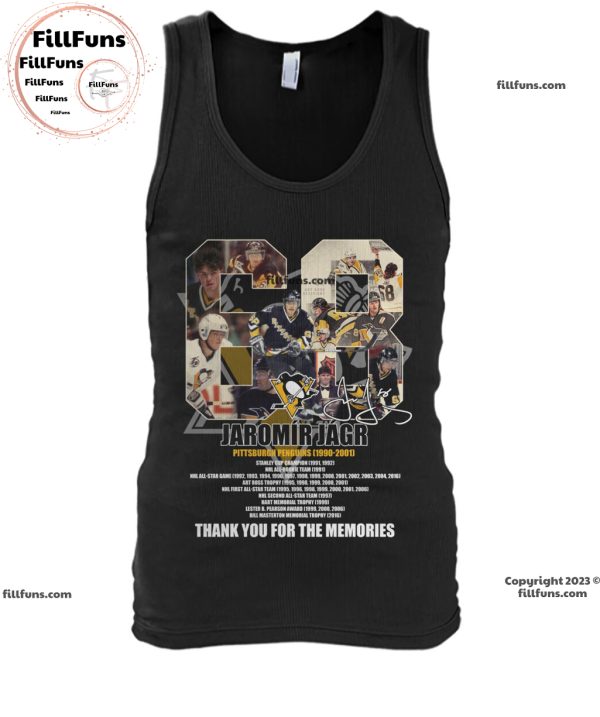 Jaromir Jagr Pittsburgh Penguins 1990-2001 Thank You For The Memories T-Shirt