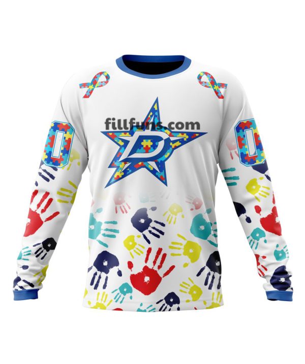 Personalized NHL Dallas Stars Special Autism Awareness Design Hoodie