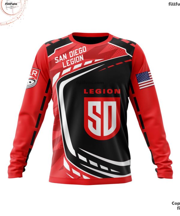 MLR San Diego Legion Special Design Concept Kits ST2402 3D Hoodie