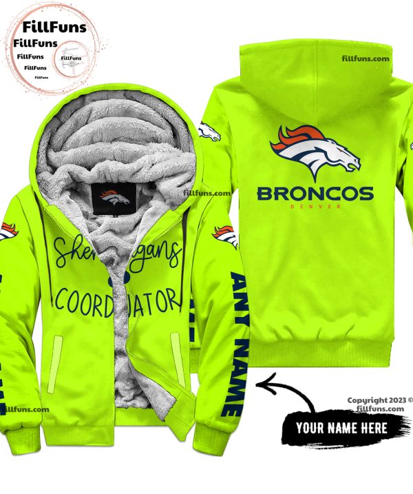 Custom Name NFL Denver Broncos Shenanigans Coordinator Hoodie