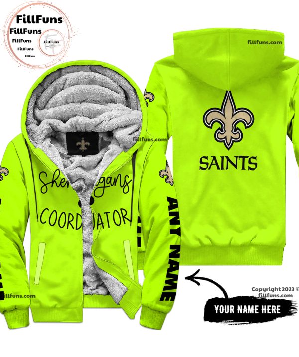 Custom Name NFL New Orleans Saints Shenanigans Coordinator Hoodie