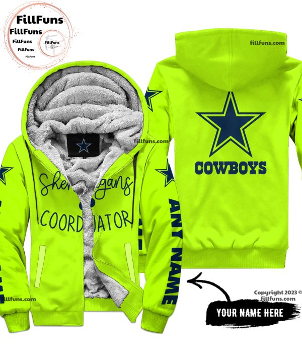 Custom Name NFL Dallas Cowboys Shenanigans Coordinator Hoodie