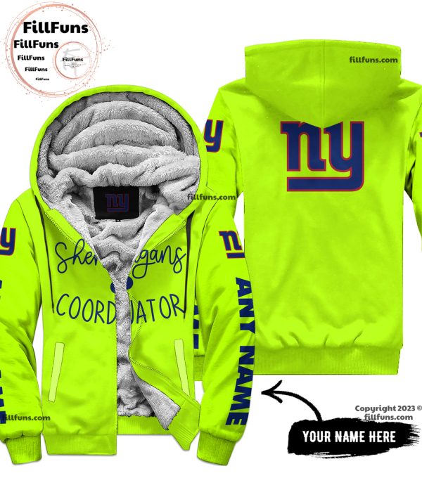 Custom Name NFL New York Giants Shenanigans Coordinator Hoodie