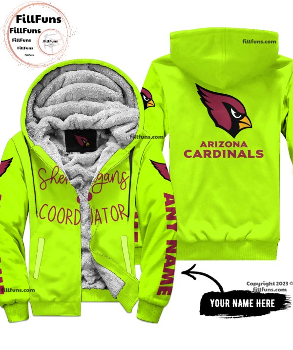 Custom Name NFL Arizona Cardinals Shenanigans Coordinator Hoodie