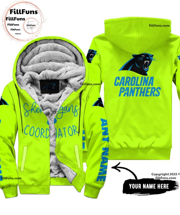 Custom Name NFL Carolina Panthers Shenanigans Coordinator Hoodie