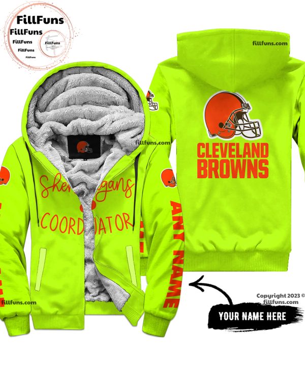Custom Name NFL Cleveland Browns Shenanigans Coordinator Hoodie