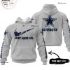 Custom Name NFL Denver Broncos Just Hate Us Grey Hoodie