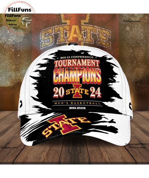 Big 12 Conference Tournament Champions 2024 State Men’s Basketball Iowa State Classic Cap