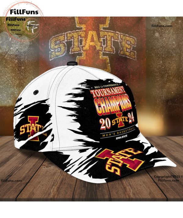 Big 12 Conference Tournament Champions 2024 State Men’s Basketball Iowa State Classic Cap