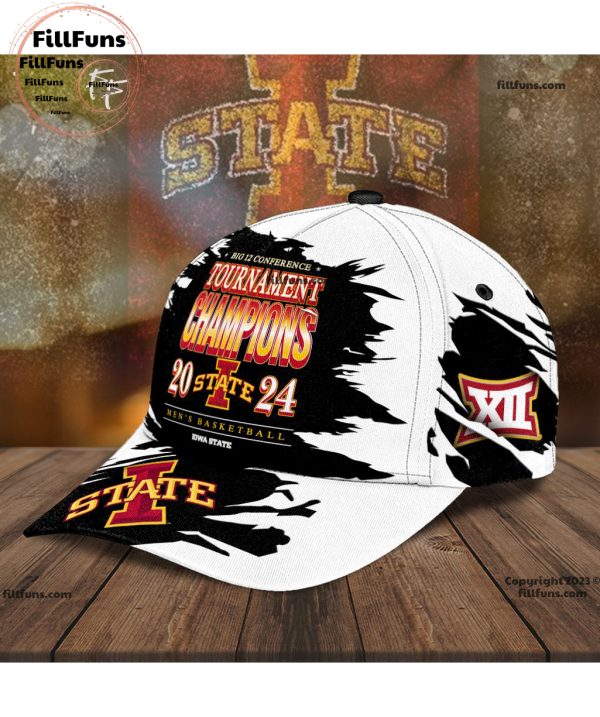 Big 12 Conference Tournament Champions 2024 State Men’s Basketball Iowa State Classic Cap