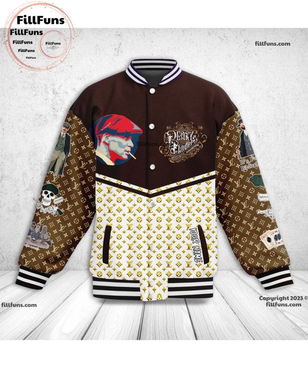 Custom Name Peaky Blinders Family Power Luxury Pattern Baseball Jacket