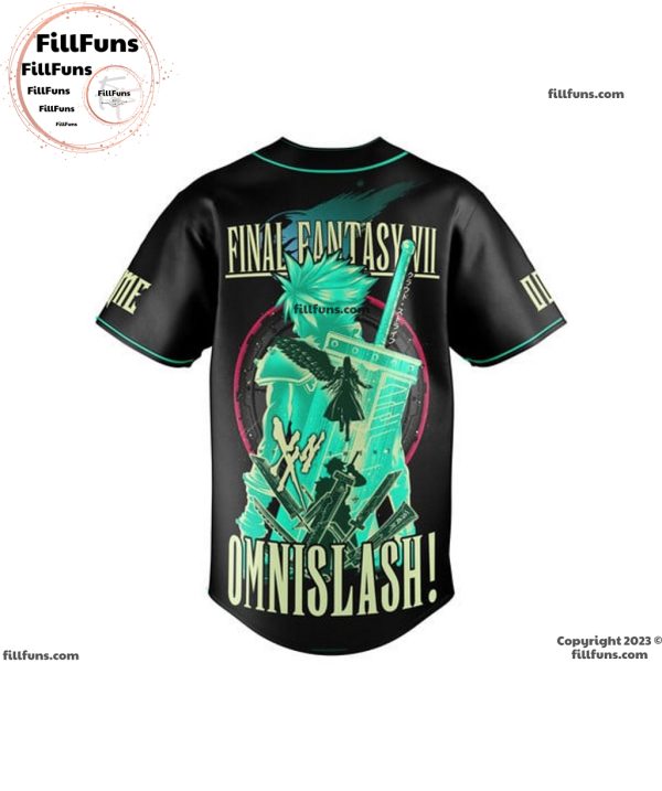 Final Fantasy VII Omnislash! Persionalized Baseball Jersey