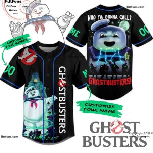 Ghostbusters Who Ya Gonna Call_ Baseball Jersey