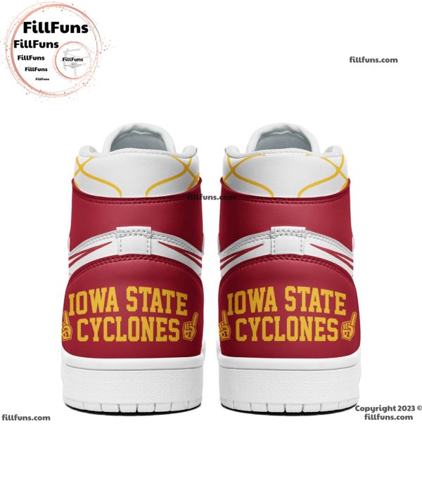 Go Cyclones Iowa State Cyclones We Are Cyclones Air Jordan 1 High Top