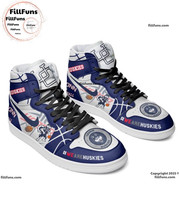 Go Huskies Uconn Basketball We Are Huskies Air Jordan 1 High Top