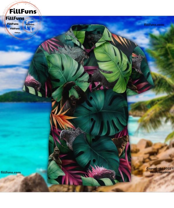 Godzilla x Kong Tropical Hawaiian Shirt