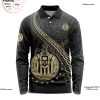 LIGA MX C.F. Pachuca Special Black And Gold Long Sleeve Polo Design