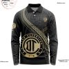 LIGA MX FC Juarez Special Black And Gold Long Sleeve Polo Design