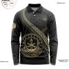 LIGA MX Pumas UNAM Special Black And Gold Long Sleeve Polo Design