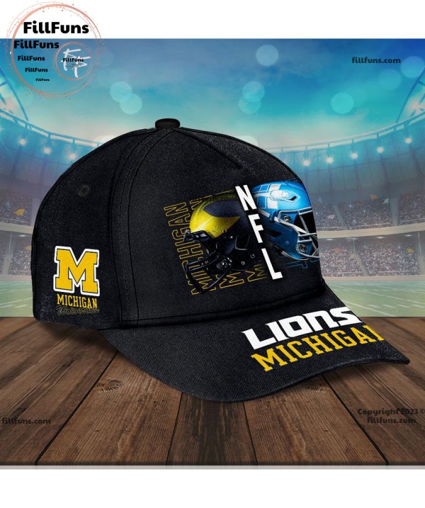 Michigan Wolverines Football x Detroit Lions Classic Cap
