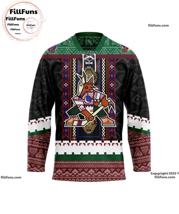 NHL Arizona Coyotes Personalized 2024 Native Design Hockey Jersey