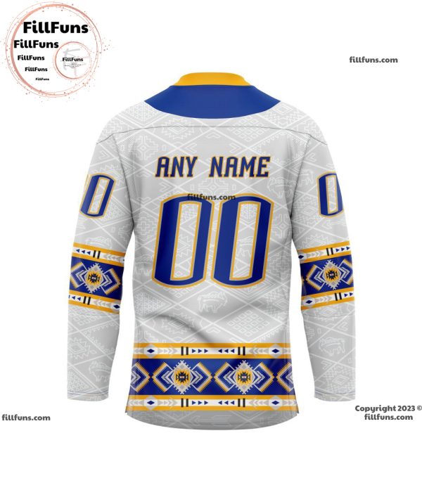 NHL Buffalo Sabres Personalized 2024 Native Design Hockey Jersey