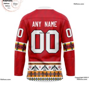 NHL Chicago Blackhawks Personalized 2024 Native Design Hockey Jersey