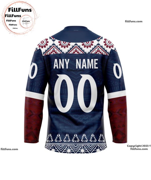 NHL Colorado Avalanche Personalized 2024 Native Design Hockey Jersey