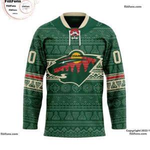 NHL Minnesota Wild Personalized 2024 Native Design Hockey Jersey