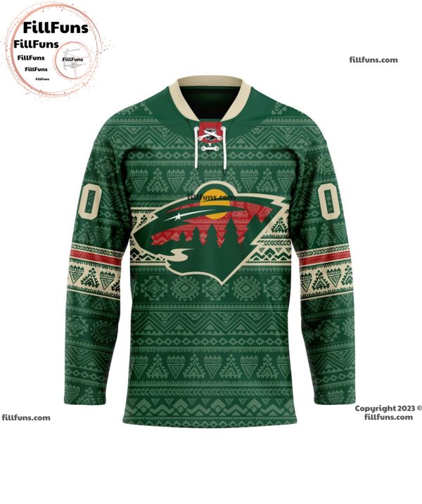 NHL Minnesota Wild Personalized 2024 Native Design Hockey Jersey