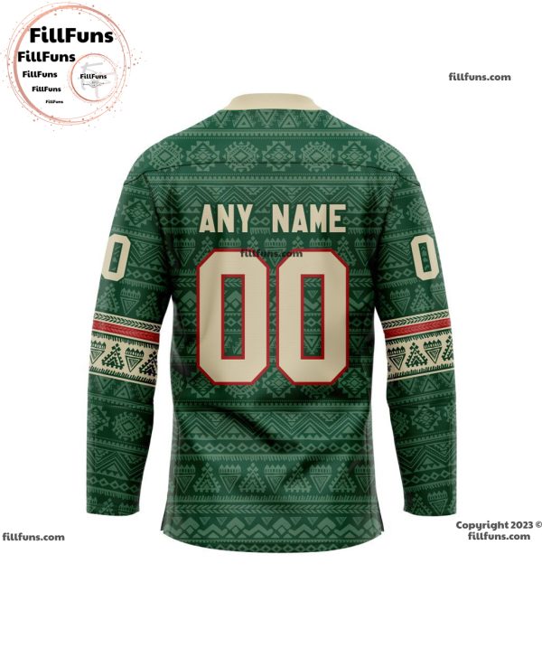 NHL Minnesota Wild Personalized 2024 Native Design Hockey Jersey