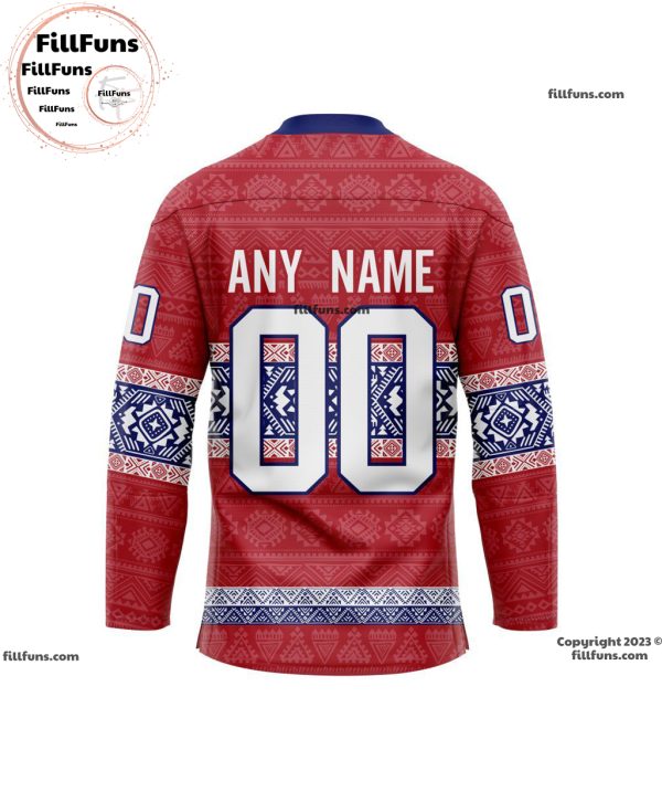 NHL Montreal Canadiens Personalized 2024 Native Design Hockey Jersey