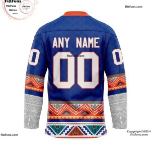 NHL New York Islanders Personalized 2024 Native Design Hockey Jersey