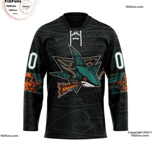 NHL San Jose Sharks Personalized 2024 Native Design Hockey Jersey