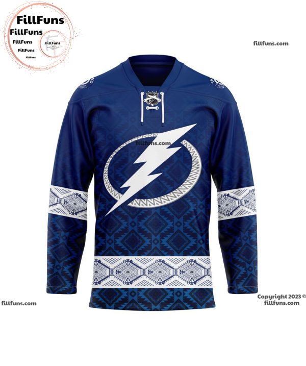 NHL Tampa Bay Lightning Personalized 2024 Native Design Hockey Jersey