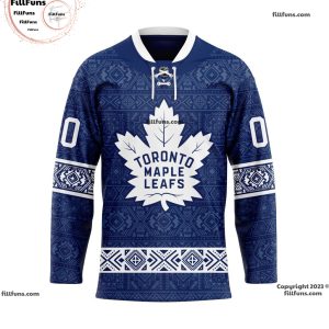 NHL Toronto Maple Leafs Personalized 2024 Native Design Hockey Jersey
