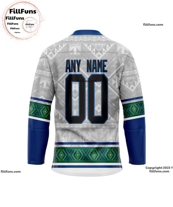 NHL Vancouver Canucks Personalized 2024 Native Design Hockey Jersey