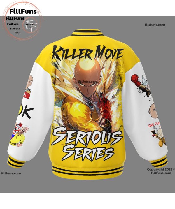 One Puch Man Killer Move Serious Series Baseball Jersey