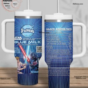 Star Wars Blue Milk Galactic Nutrition Facts Stanley Tumbler 40oz