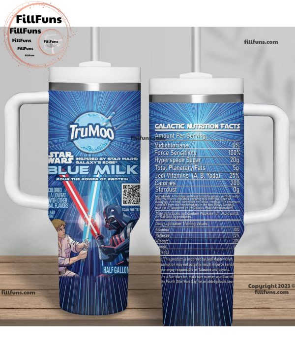 Star Wars Blue Milk Galactic Nutrition Facts Stanley Tumbler 40oz