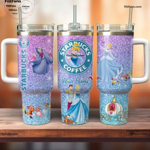 Starbucks Coffee Friends- Disney Princess- Cinderella Stanley Tumbler 40oz