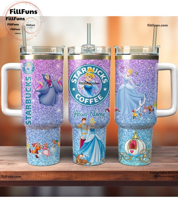 Starbucks Coffee Friends- Disney Princess- Cinderella Stanley Tumbler 40oz