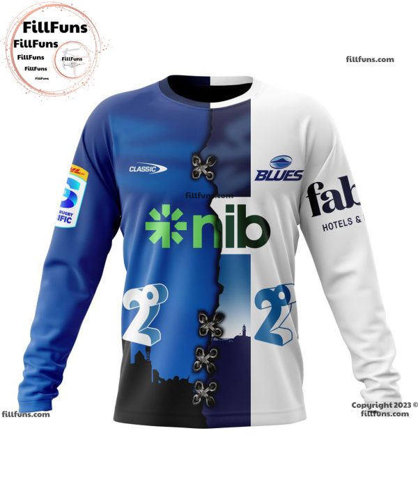 Super Rugby Auckland Blues Personalized Home Mix Away Jersey Kits Hoodie