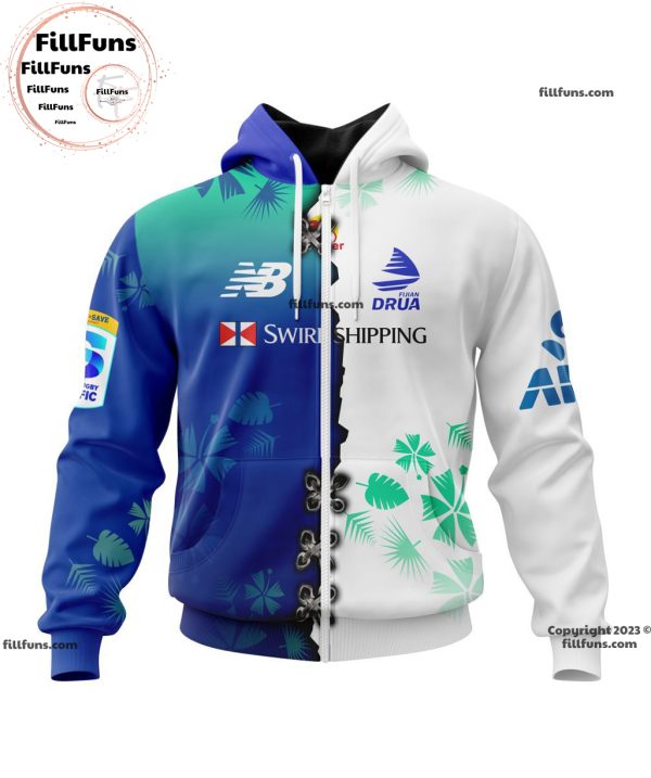 Super Rugby Fijian Drua Personalized Home Mix Away Jersey Kits Hoodie