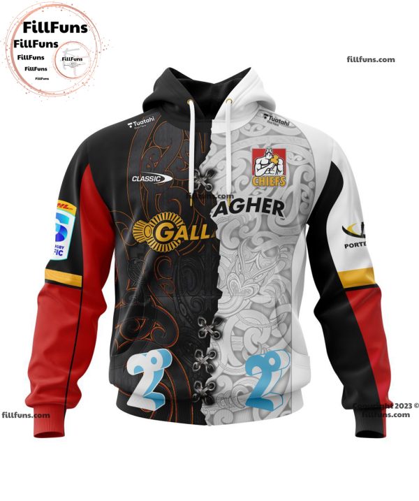 Super Rugby Gallagher Chiefs Personalized Home Mix Away Jersey Kits Hoodie