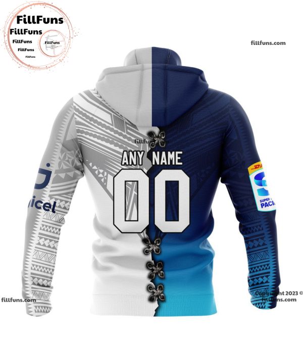 Super Rugby Moana Pasifika Personalized Home Mix Away Jersey Kits Hoodie