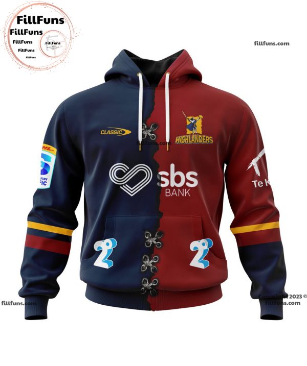 Super Rugby Speight’s Highlanders Personalized Home Mix Away Jersey Kits Hoodie