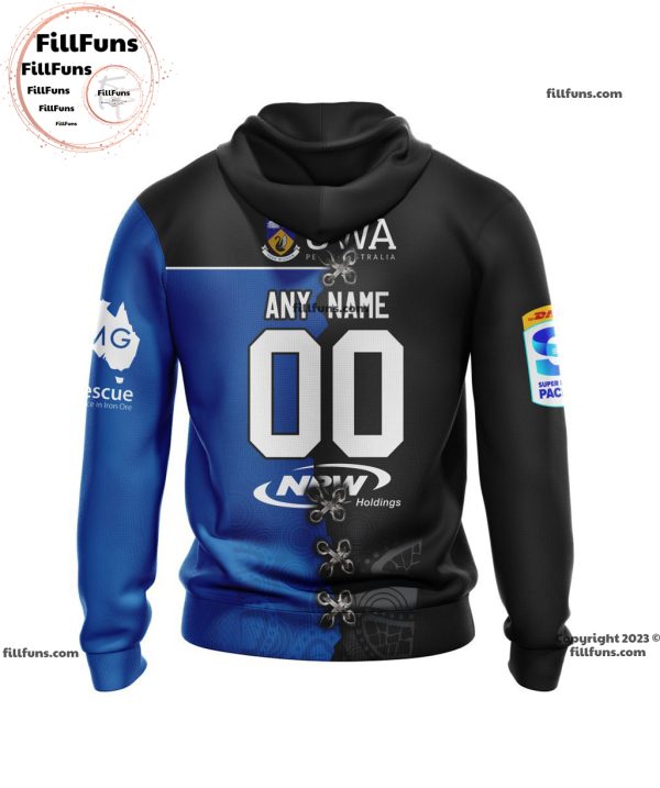 Super Rugby Western Force Personalized Home Mix Away Jersey Kits Hoodie