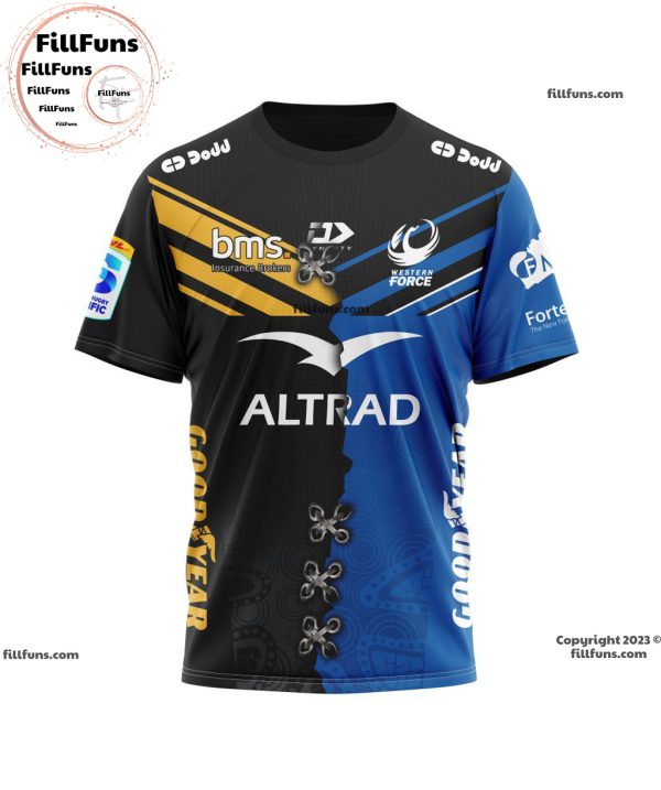 Super Rugby Western Force Personalized Home Mix Away Jersey Kits Hoodie